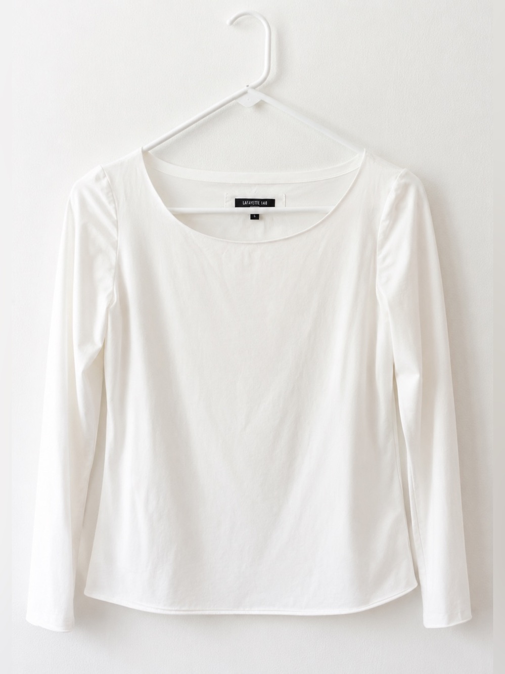 Lafayette 148 New York Scoop-Neck Stretch Womens Size S